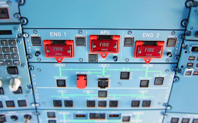 Light Trails in the City at Night